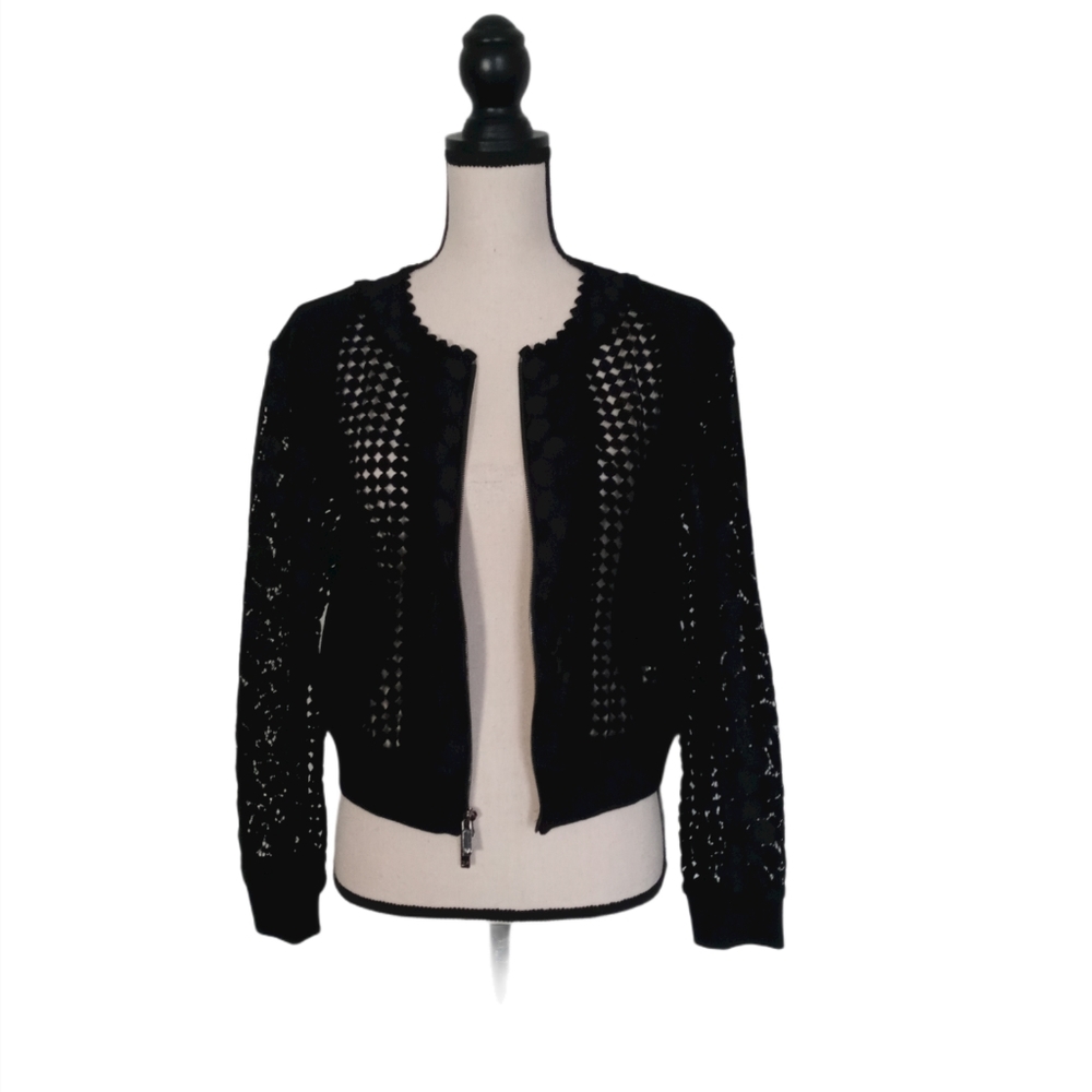 Diane Von Furstenberg Jesica Floral Lace Jacket - Picture 11 of 15